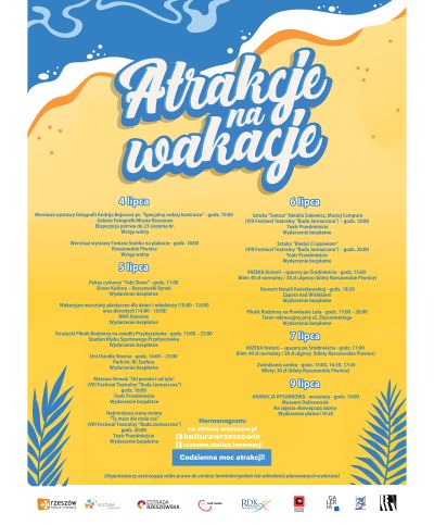 Harmonogram Atrakcji na Wakacje